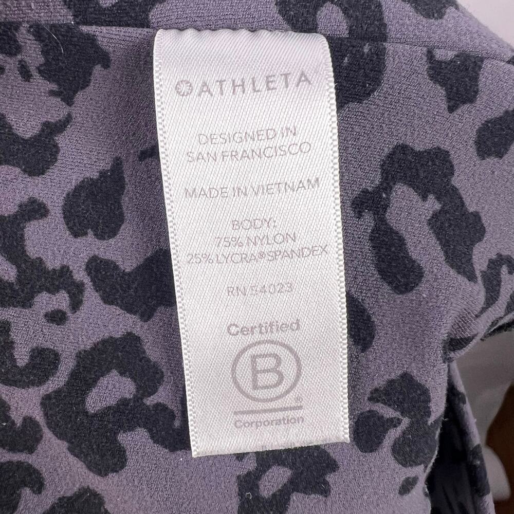 Athleta Elation Ultra High Rise Leggings, XXS, Animal Print, Nylon Blend, Active - Picture 12 of 13